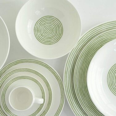 Набор тарелок 4 шт Ø 22 см белые Acquerello, Alessi