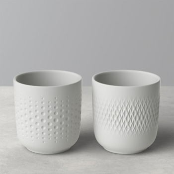 Набір з 2 кружок 0,29 л White Manufacture Collier Villeroy & Boch