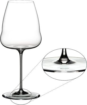 Келих для вина Riedel Winewings/Shiraz, прозорий, (шампанське)