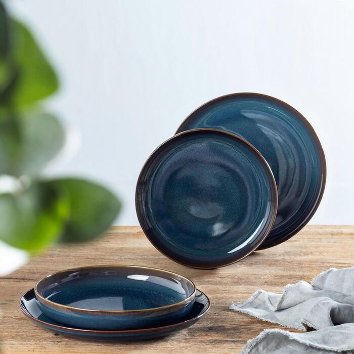 Набір столового посуду на 2 персони, 4 предмета Denim Crafted Villeroy & Boch