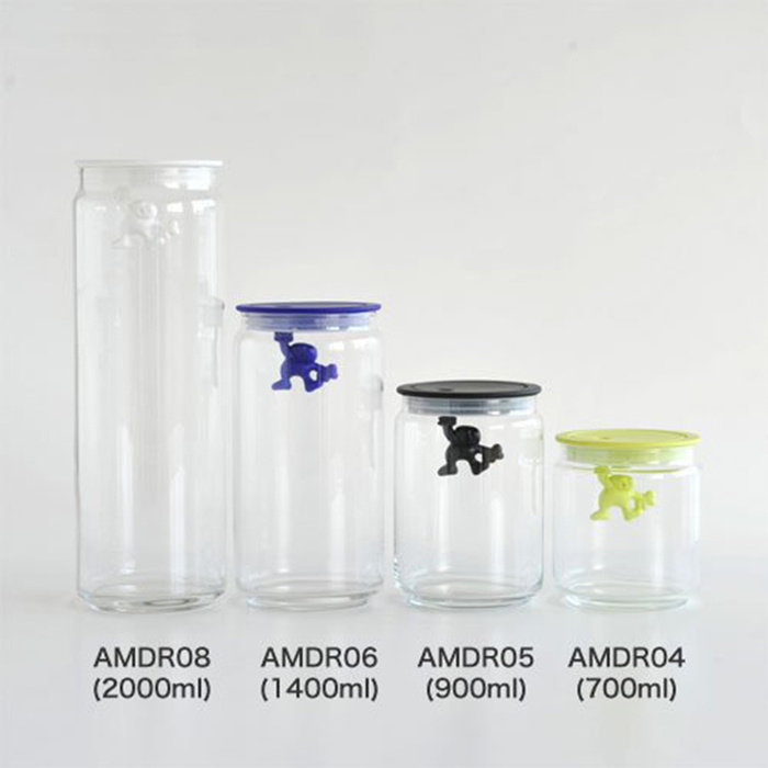 Емкость для хранения 1,4 л прозрачная/белая Gianni Alessi