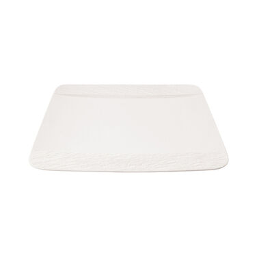 Тарілка 28 см White Manufacture Rock Blanc Villeroy & Boch