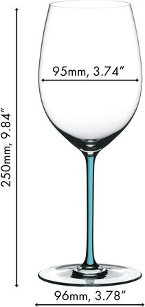 Келих для Каберне 709 мл бірюзовий Fatto a Mano, Riedel