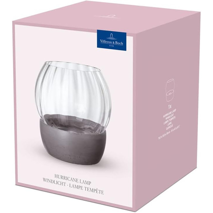 Свічник 15,5 см прозорий Rose Garden Villeroy & Boch
