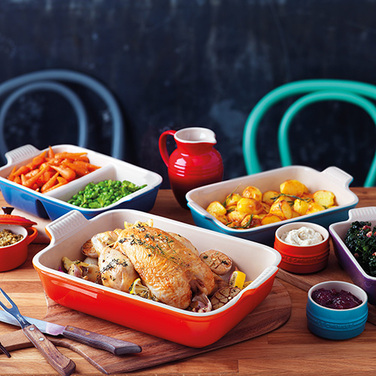 Блюдо для запікання 28 см, помаранчеве Le Creuset