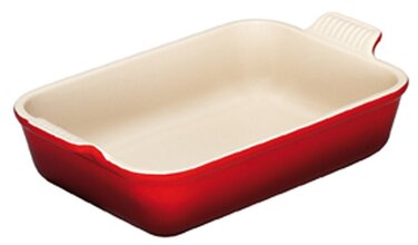 Блюдо прямокутне 32 см, вишневий Le Creuset