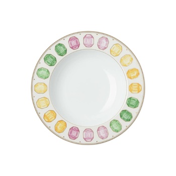 Тарілка супова 24,4 см Зефір IDYLLIA Swarovski x Rosenthal