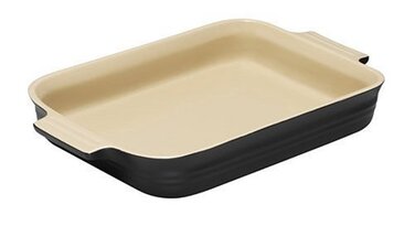 Блюдо прямокутне 32 см, чорний Le Creuset