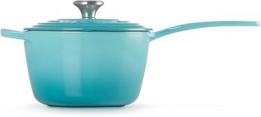 Чугунный сотейник 2 л с крышкой, бирюзовый Signature Le Creuset