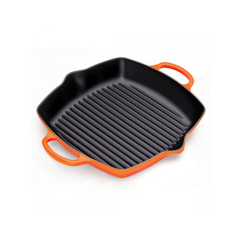 Сковорода гриль квадратна 30 см помаранчева Le Creuset