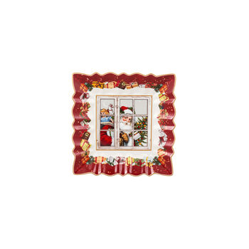 Тарілка квадратна глибока "Санта" 23 x 3,5 см Toy's Fantasy Villeroy & Boch