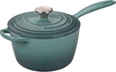 Чугунный сотейник 2 л с крышкой, Морская соль Signature Le Creuset