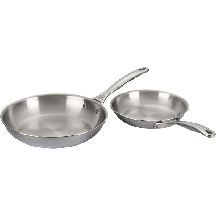Набор сковород 20 и 26 см, 2 предмета, нержавеющая сталь Le Creuset