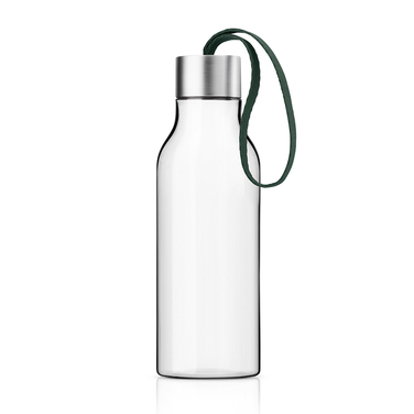 Пляшка 0,5 л прозора / блакитна Trinkflasche Eva Solo