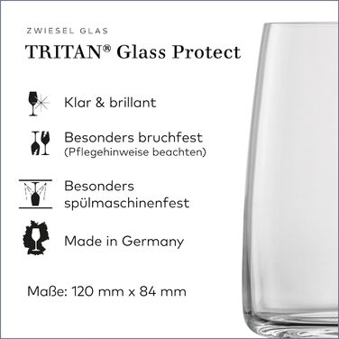 Келих для вина 500 мл набір 4 предмети Vivid Senses, Zwiesel Glas