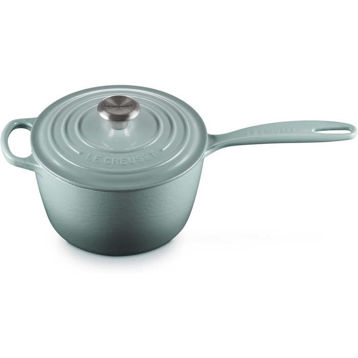 Чугунный сотейник 2 л с крышкой, Морская соль Signature Le Creuset
