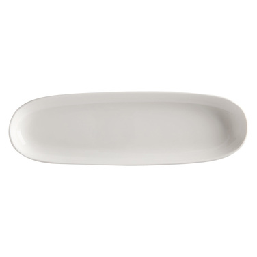 Блюдо сервірувальне довге, порцеляна, 40 х 12 см Maxwell & Williams WHITE BASICS ROUND