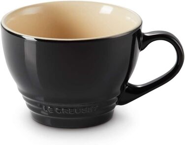 Керамічний кухоль Le Creuset, 0,35 л, 70302351700002 (чорний глянцевий, 400 мл)