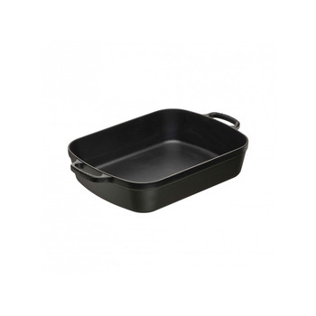 Жаровня 37 х 29 см чорна Le Creuset