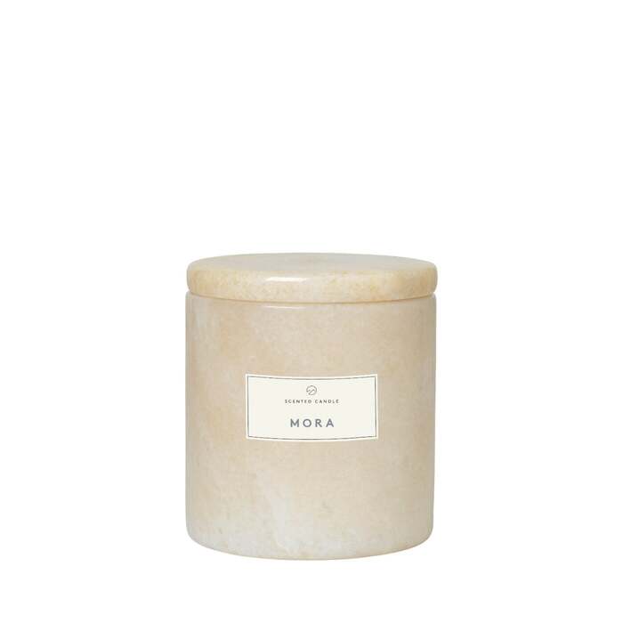 Свічка ароматична 10x11 см Mora Marble moonbeam Frable Blomus
