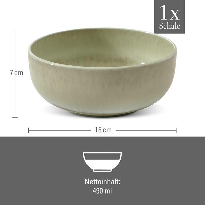 Піала для пластивців 490 мл зелена Perlemor Villeroy & Boch