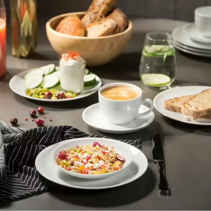 Набір столового посуду на 6 персон, 30 предметів, білі New Fresh Basic Villeroy & Boch