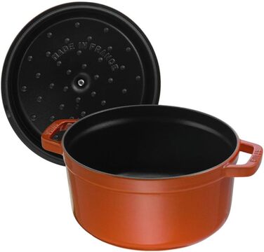 Каструля / жаровня 24 см з кришкою Burnt Orange Staub