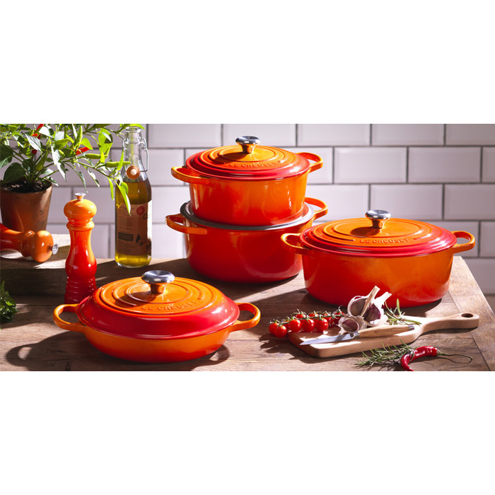 Гусятница / жаровня 29 см, помаранчевий Le Creuset