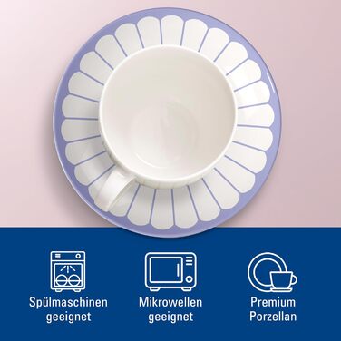 Блюдце кавове 14,8 см, синій Fleur Villeroy & Boch