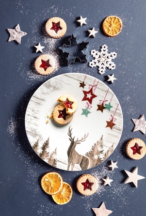 Тарілка підставкова 28 см біла Life Christmas Seltmann Weiden