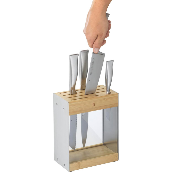 Блок для ножів прозорий Flextec Bamboo WMF