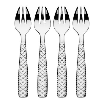 Набір вилок для устриць 14 см 4 предмета Colombina Fish Alessi
