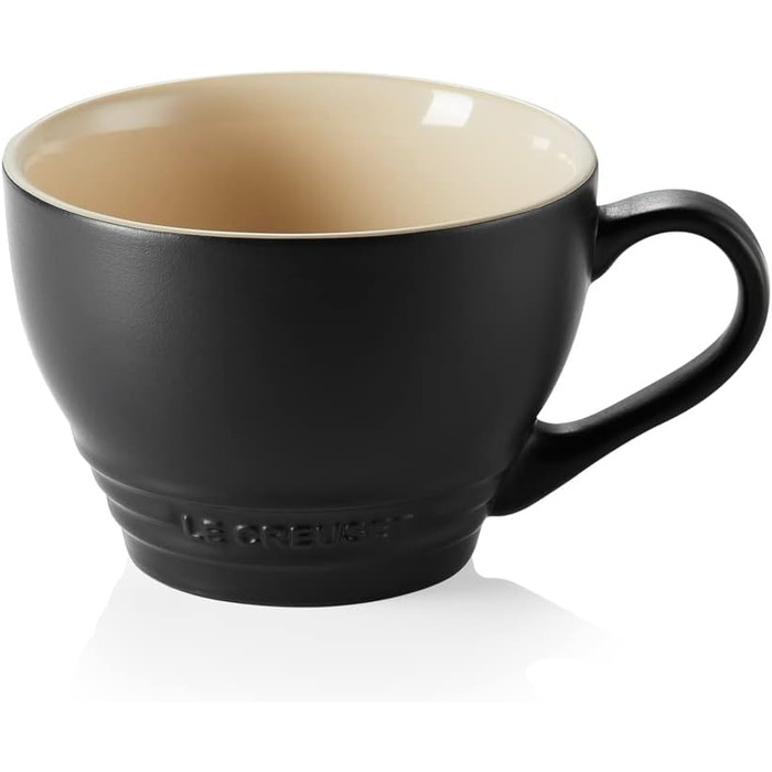 Керамічна чашка Le Creuset, 0,35 л, 70302351700002 (чорна матова, 400 мл)