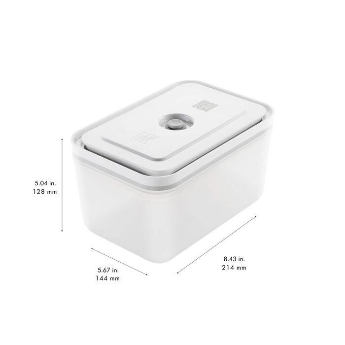 Ланч-бокс вакуумний L, напівпрозорий сірий Fresh & Save Zwilling