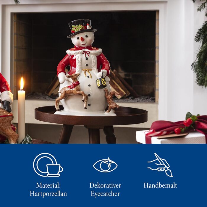 Різдвяна фігурка Сніговик 24 х 36 см Christmas Toys Villeroy & Boch