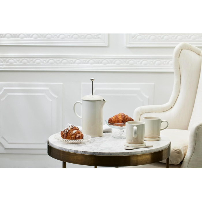 Френч-прес 1 л керамічний, колір безе Le Creuset