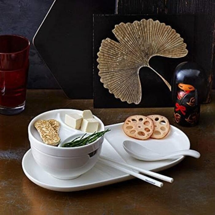 Набор из 2 подносов, 33 x 16 см, фарфоровый белый Soup Passion Villeroy & Boch