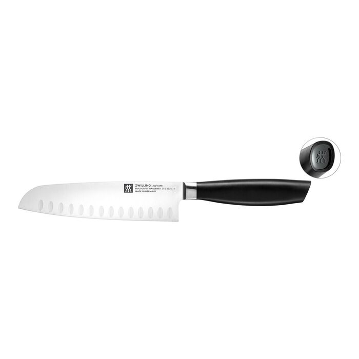 Ніж сантоку 18 см Чорний All Star Zwilling