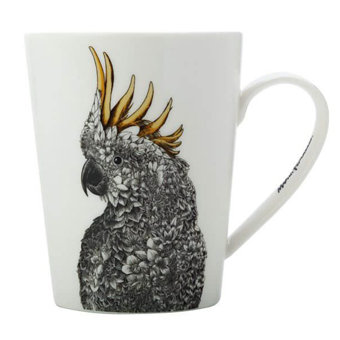 Кухоль для чаю Maxwell Williams Crested Cockatoo MARINI FERLAZZO фарфор, 12,5 х 9 х 11,5 см, 450 мл