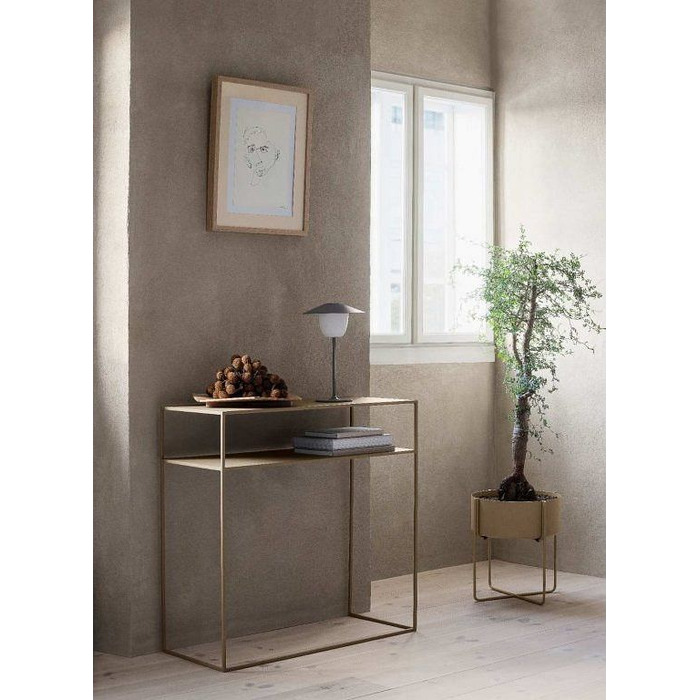 Горщик для рослин з підставкою 55 см Steel Gray Kena Blomus