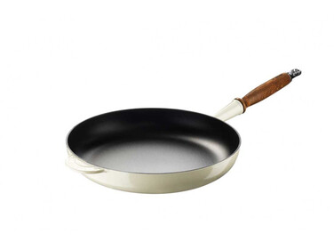 Сковорода 28 см з деревяною ручкою, Creme Le Creuset