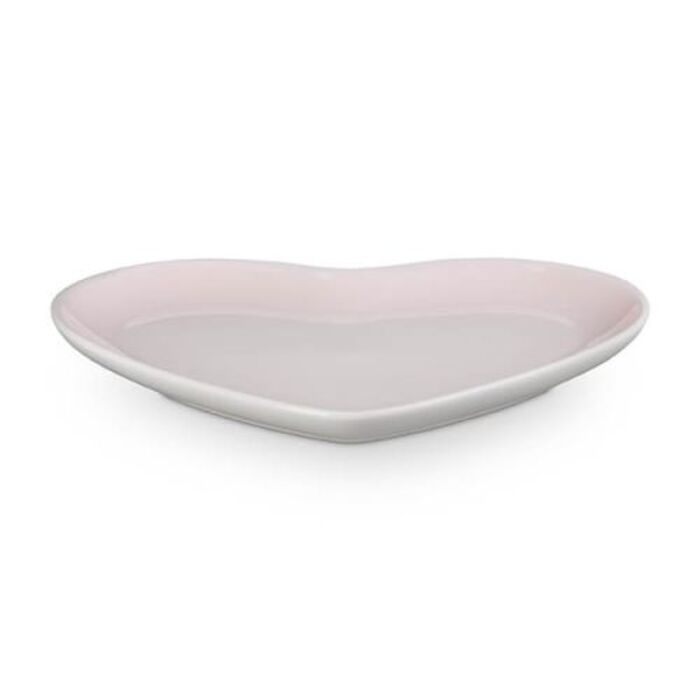 Тарілка у формі серця 23 см, рожева Heart Le Creuset