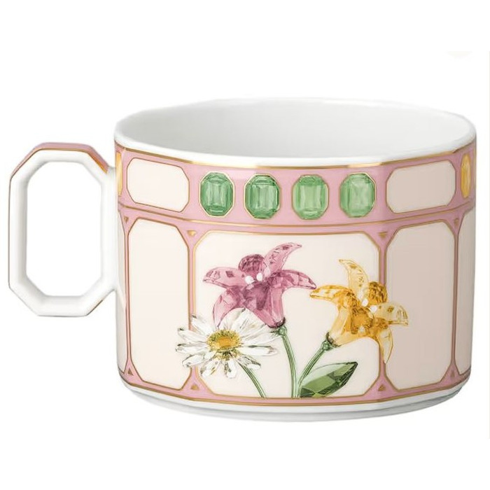 Чашка комбінована 0,35 л з блюдцем, Зефір IDYLLIA Swarovski x Rosenthal