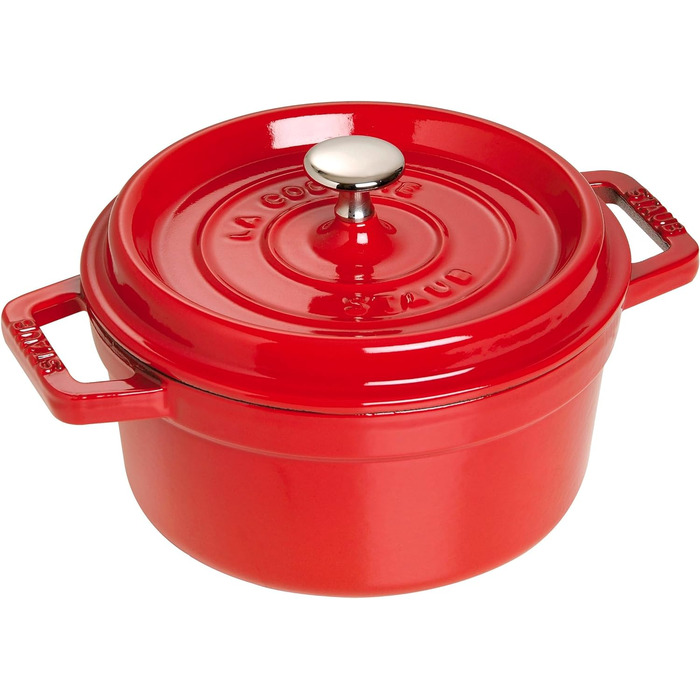 Кокот круглий 20 см, вишневий Staub