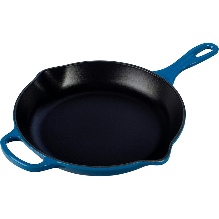 Чавунна сковорода LE CREUSET Signature, кругла, Ø Для всіх типів плит, вкл. Підходить для індукції, 1,93 кг, Гранат, 20182239490422 (Марсель, 30 см)