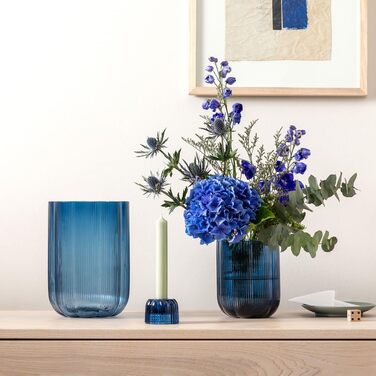 Ваза скляна декоративна 16 х 22,5 см, синій Fleur Villeroy & Boch