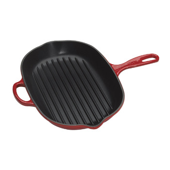 Сковорода гриль овальна 32 см, вишневий Le Creuset