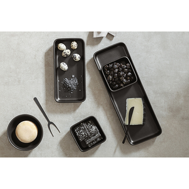 Блюдо для сервіровки прямокутне 13х37 см, чорне Nordic Kitchen Eva Solo