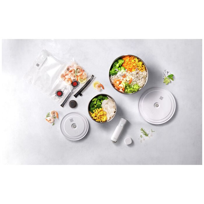 Стартовий набір для вакуумування, 9 предметів, нержавіюча сталь Fresh & Save Zwilling