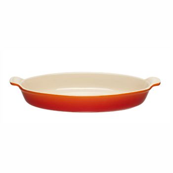 Блюдо овальное 29 см оранжевое  Le Creuset